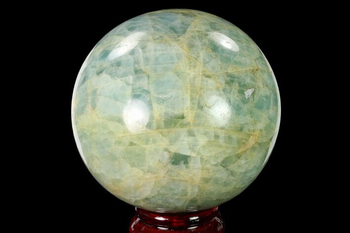 Polished Aquamarine Sphere - Angola, Africa #148240